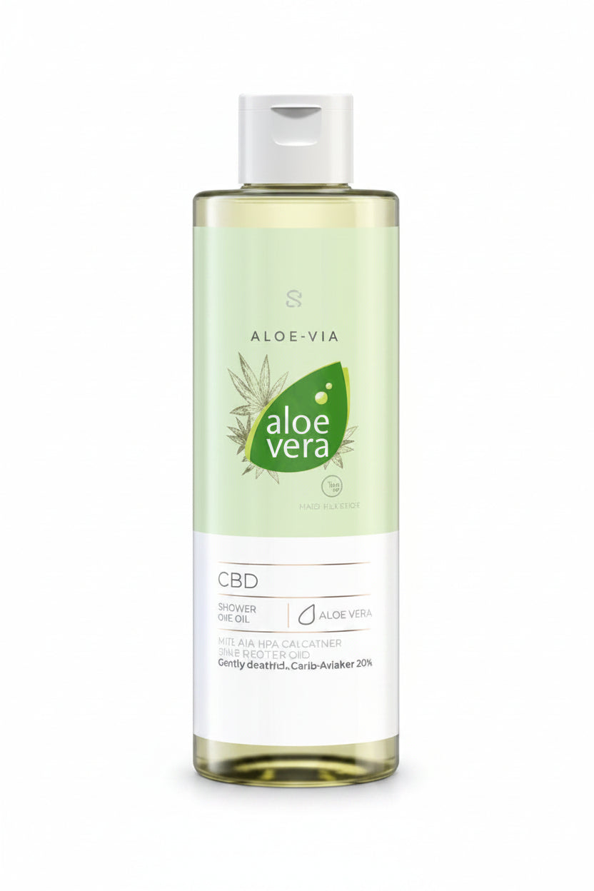 Huile de douche Aloe Vera CBD